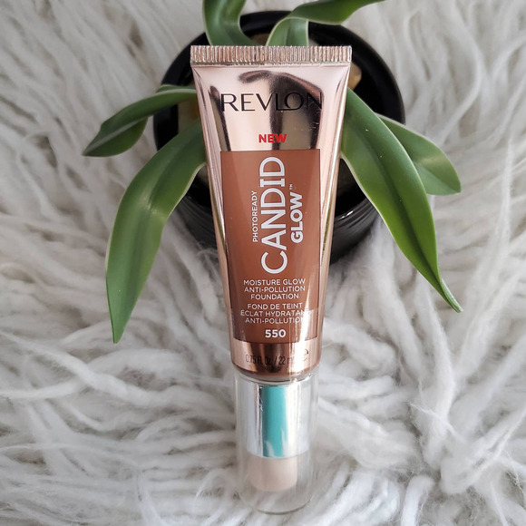 Revlon Candid Moisture Glow Anti-Pollution Foundation Bundle Mocha 550 - Picture 2 of 6